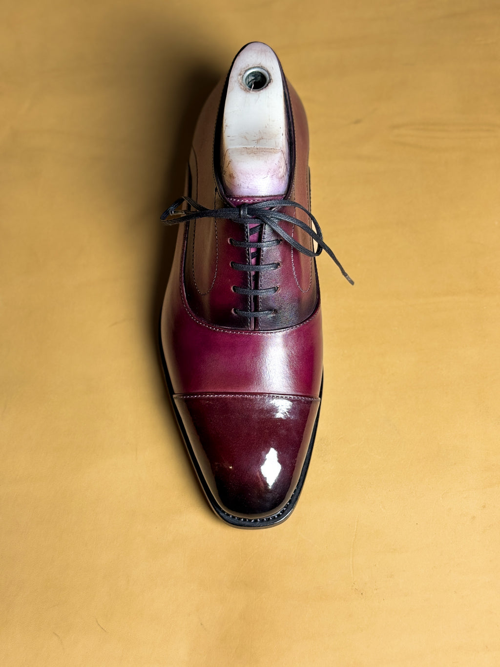 The Royal Fade - Hand Patina Mirror Toe