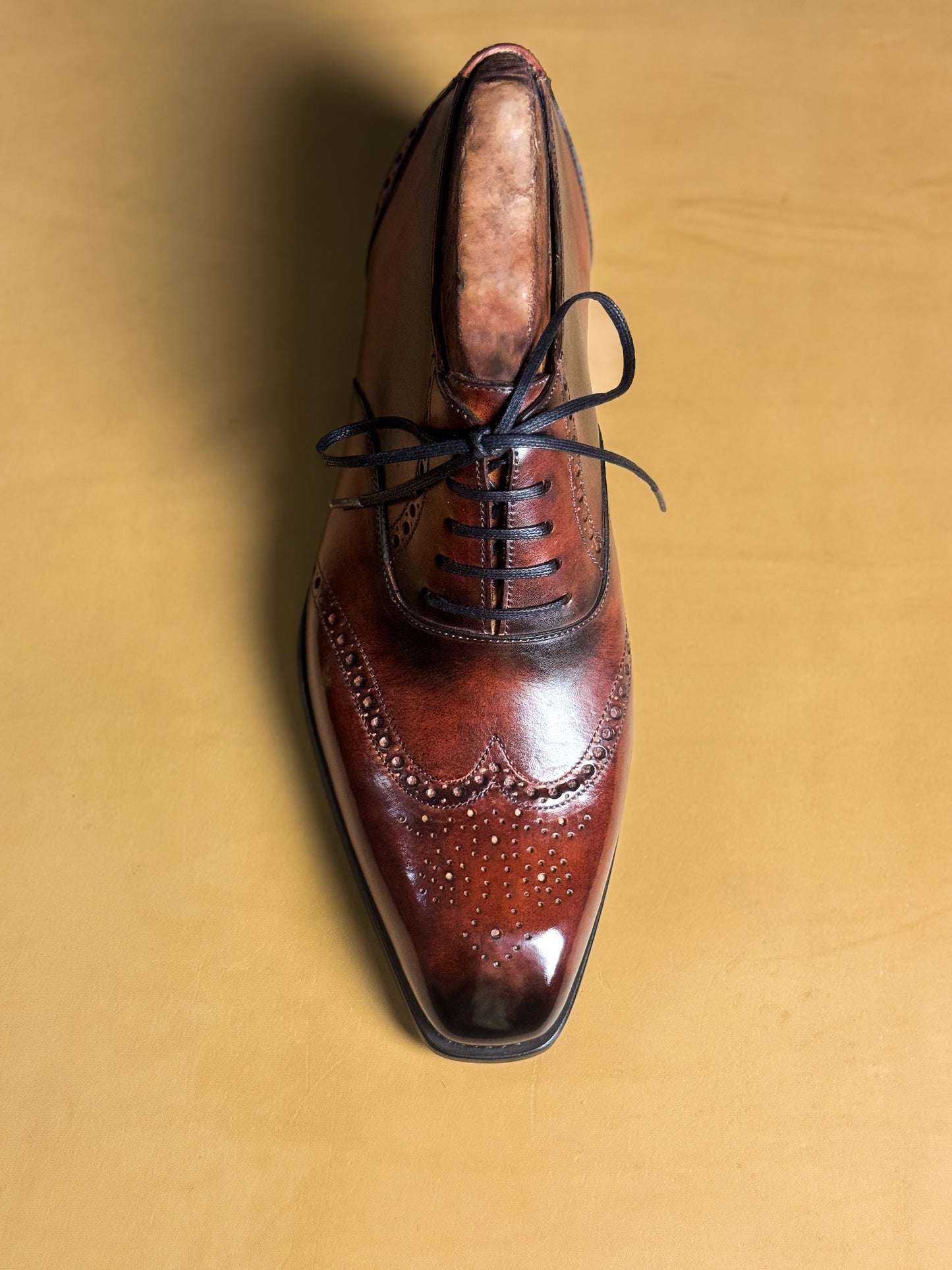 The Crimson - Hand Patina Oxford