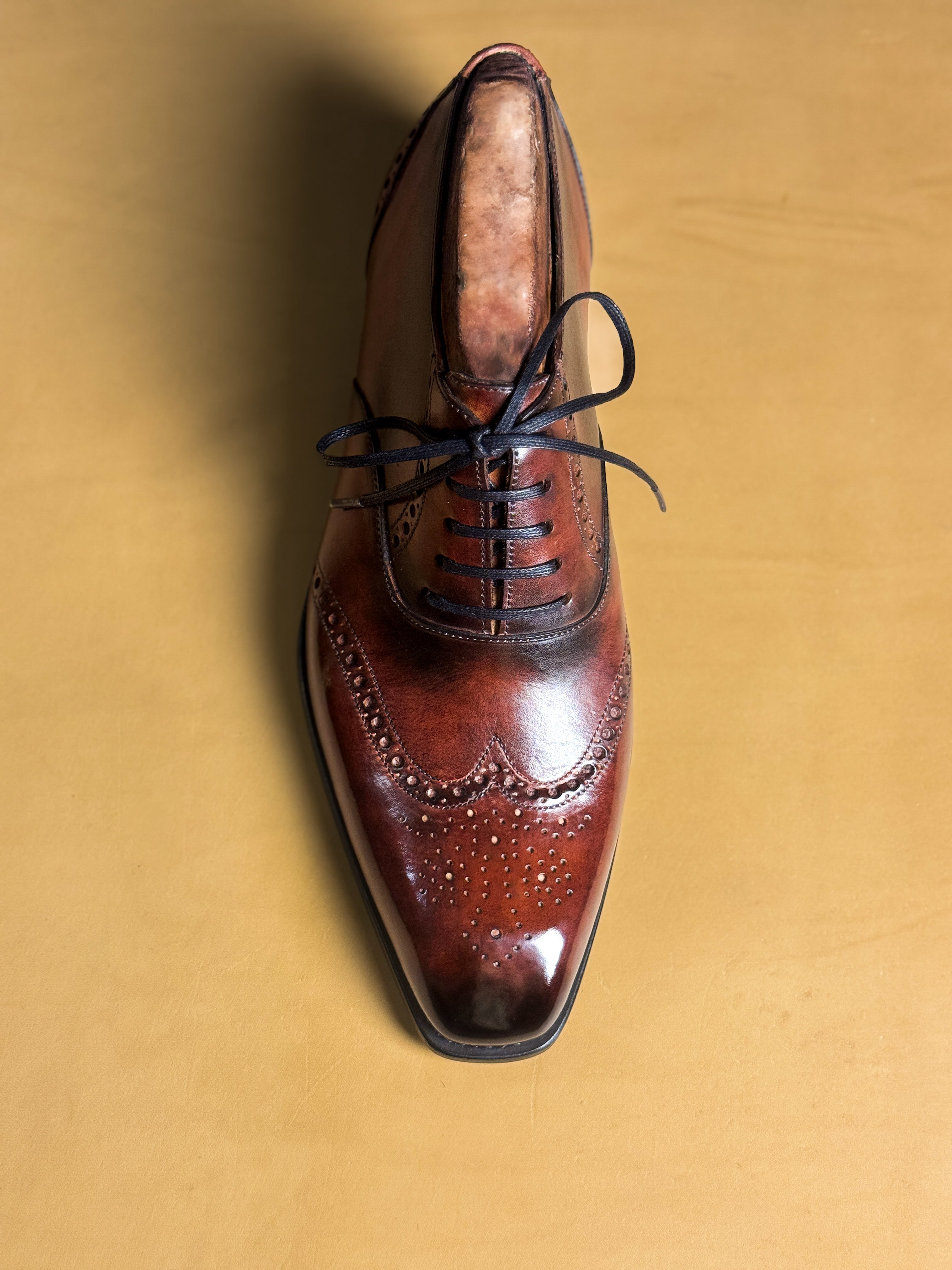 The Crimson - Hand Patina Oxford