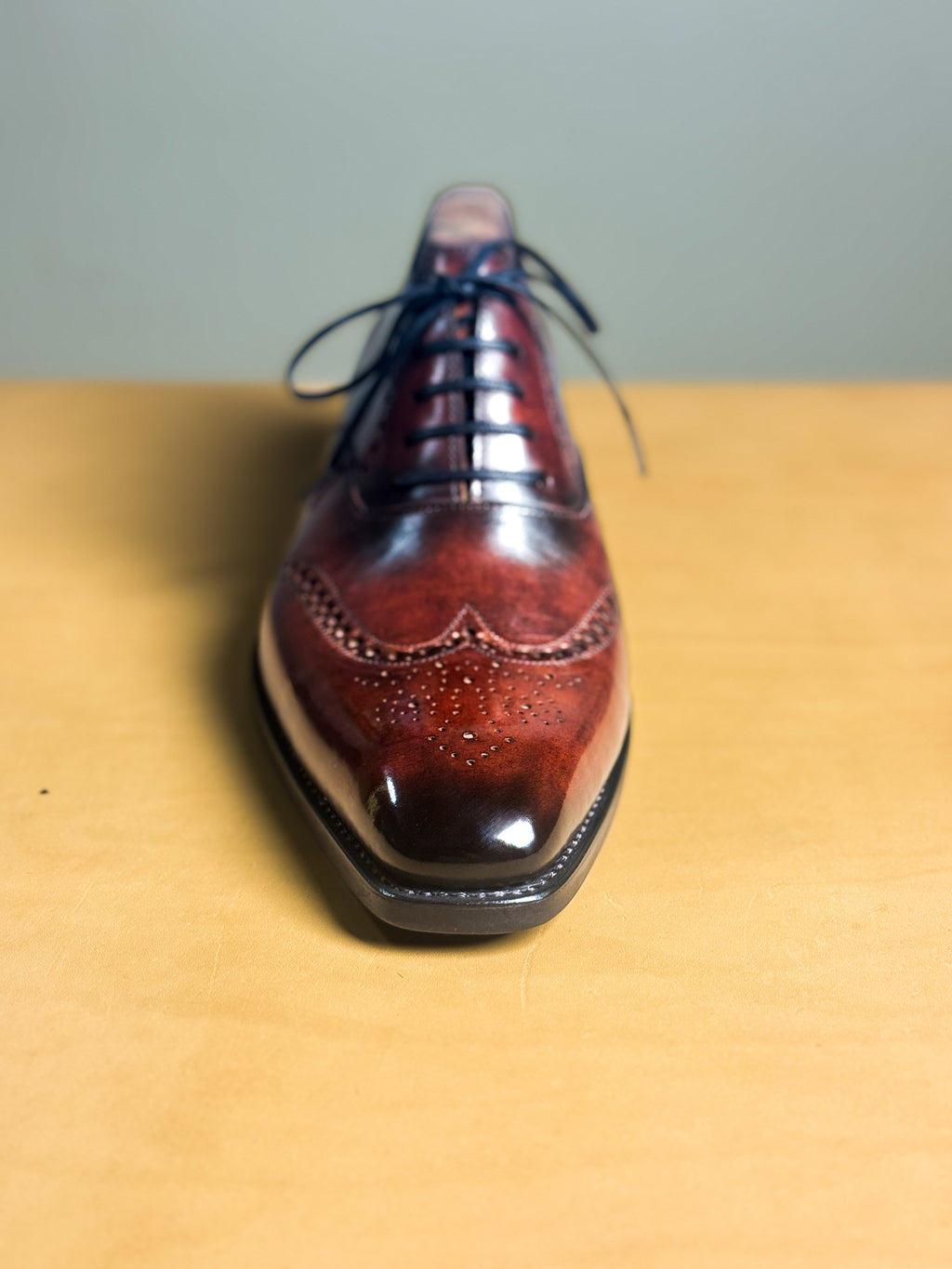 The Crimson - Hand Patina Oxford