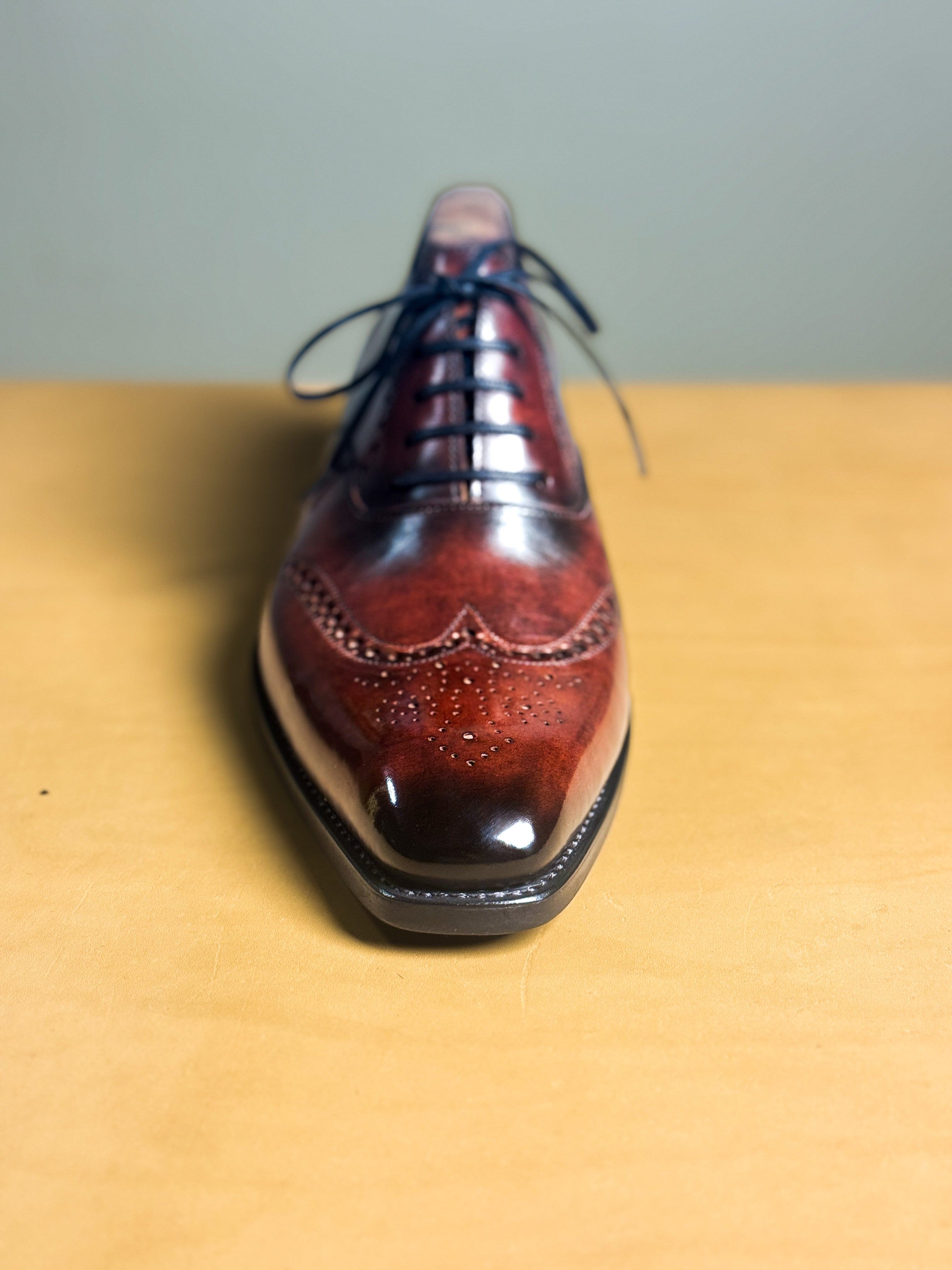 The Crimson - Hand Patina Oxford