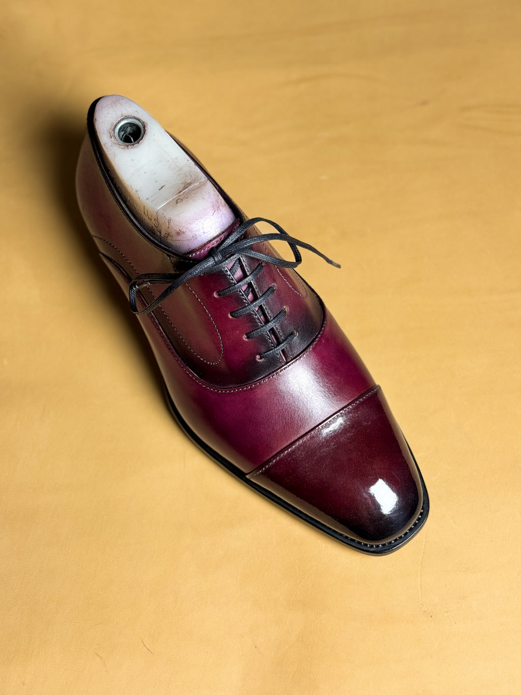 The Royal Fade - Hand Patina Mirror Toe
