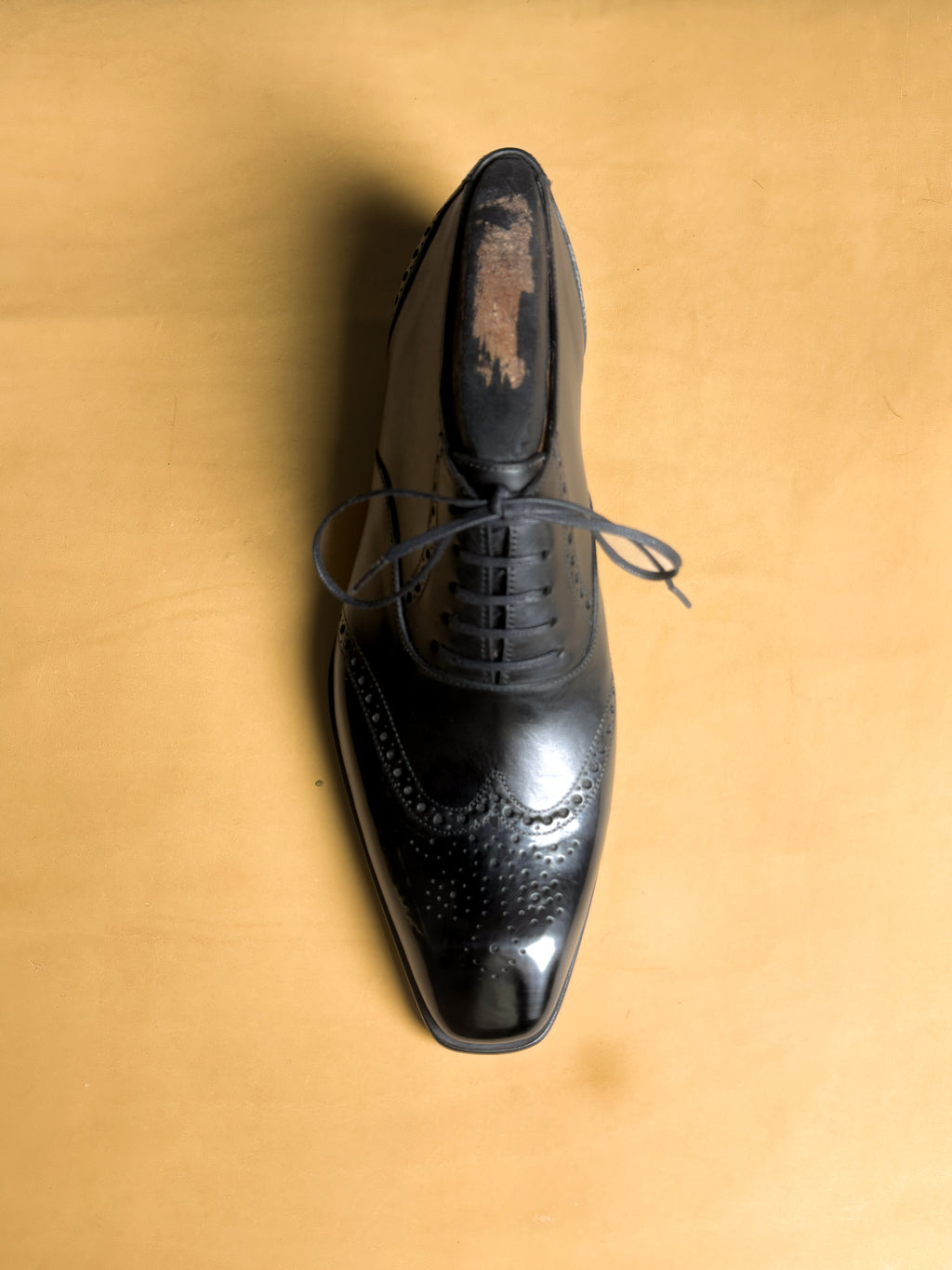 The Black Regent - Mirror Toe Oxford