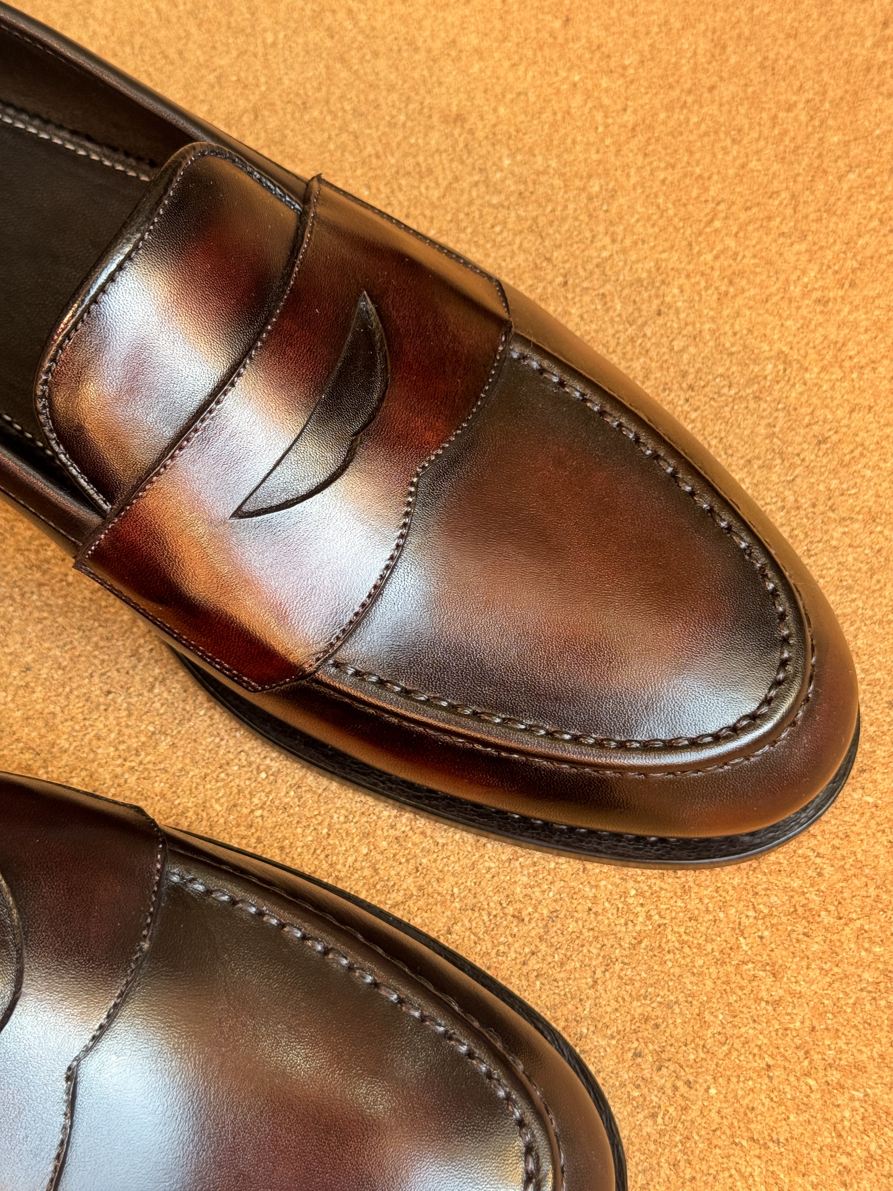 Burgundy Black Penny