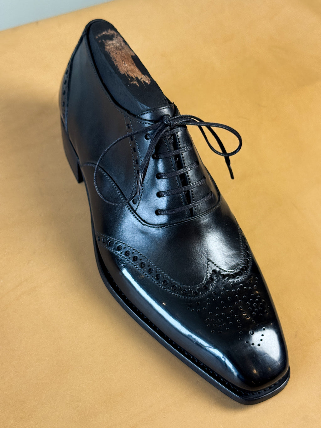 The Black Regent - Mirror Toe Oxford