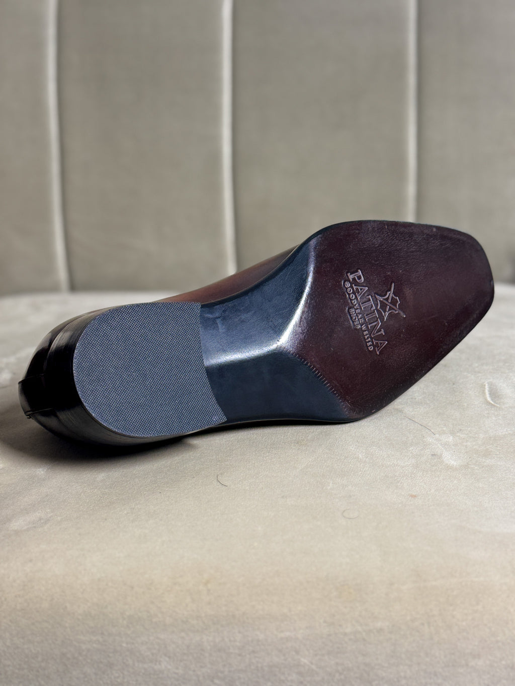 chestnut brown patina oxford