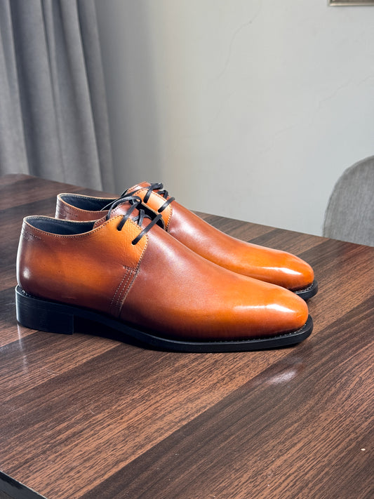 The Ember Plain – Reverse Patina Derby