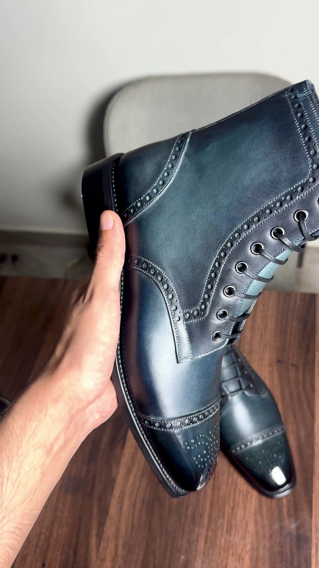 The Midnight Ascend - Captoe Boots